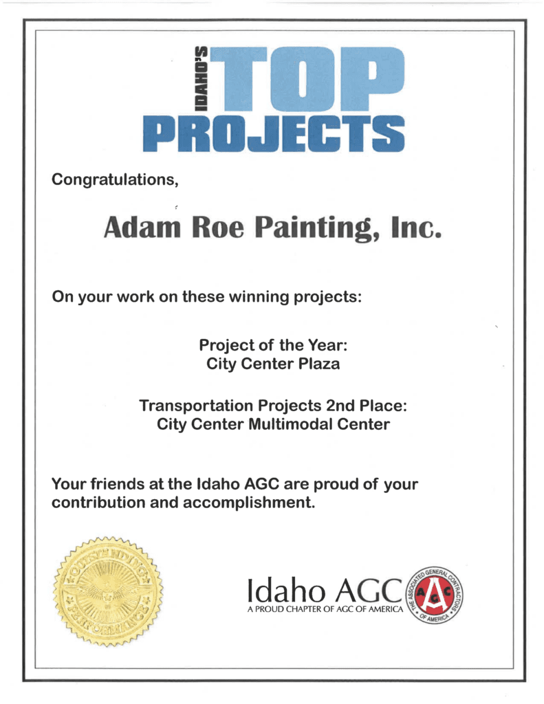Idaho AGC Project of the Year - City Center Plaza
