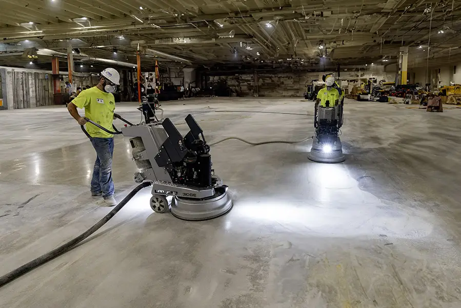 commercial concrete grinding
