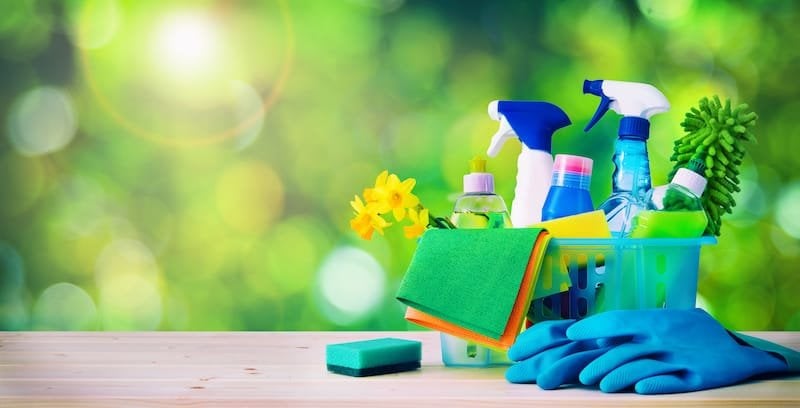 Cleaning concept. Housecleaning, hygiene, spring, chores, cleaning, cleaning supplies