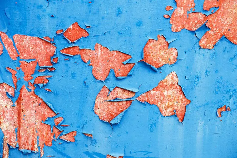 deteriorated paint